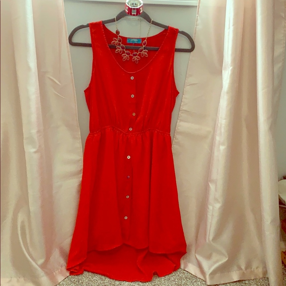 Red Francesca’s Dress Size M
